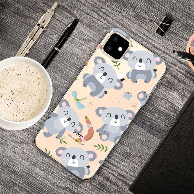 Hoesje iPhone 11 Schattige Grijze Koala'S