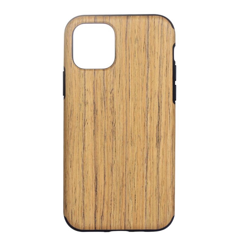 Hoesje voor iPhone 11 Lichtbruin Hout - Lichtbruin Houtstijl