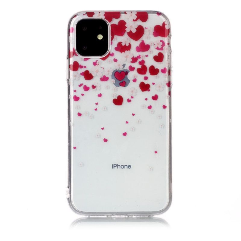 Hoesje voor iPhone 11 Regen Van Harten