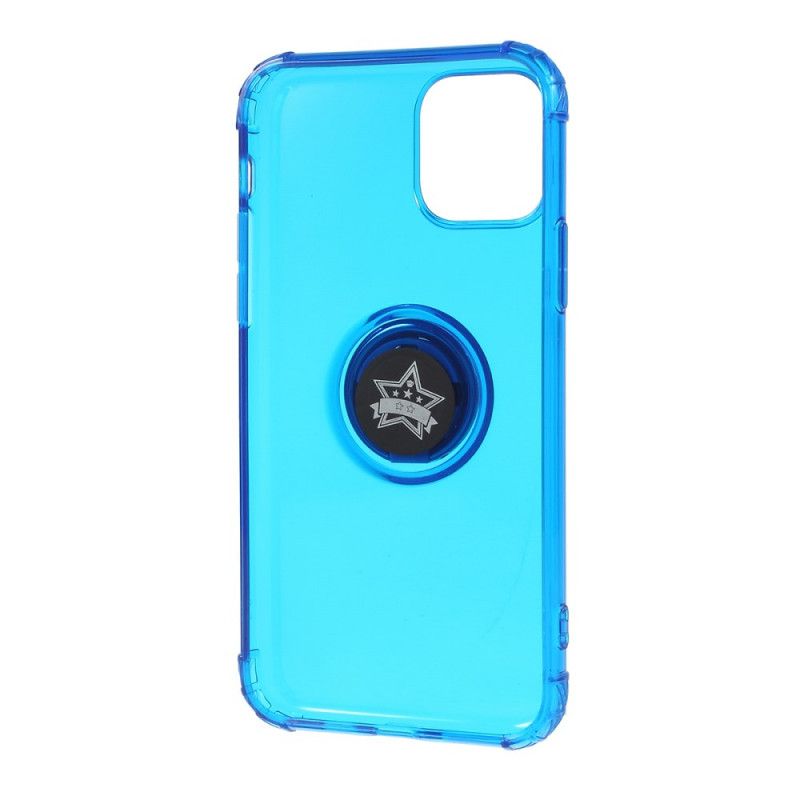 Hoesje voor iPhone 11 Transparant Transparante Metalen Ring
