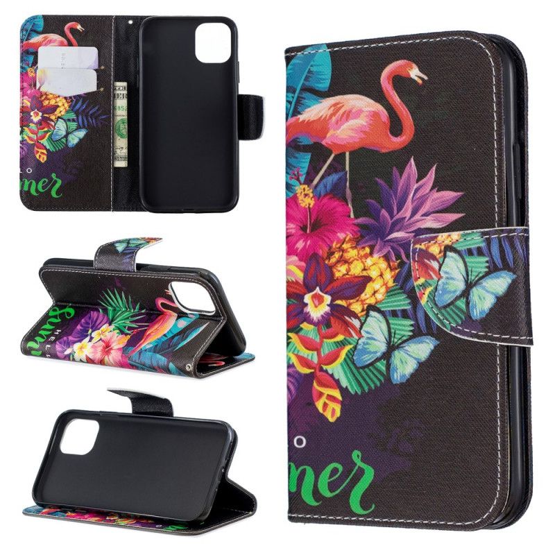Leren Hoesje iPhone 11 Hallo Zomer