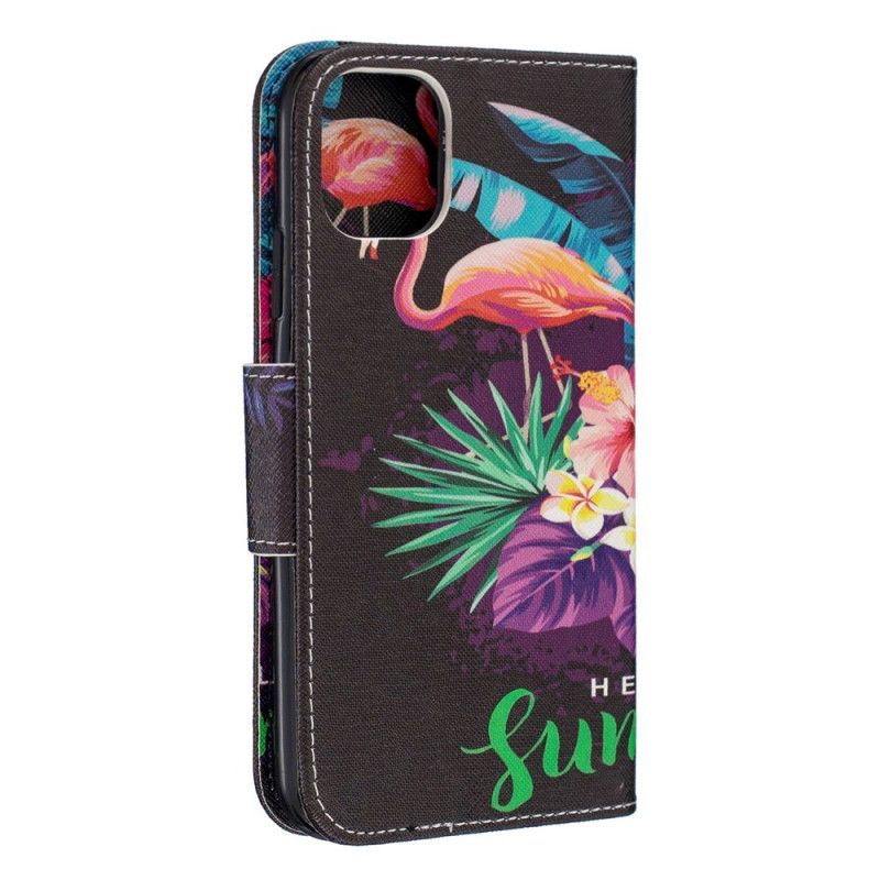 Leren Hoesje iPhone 11 Hallo Zomer