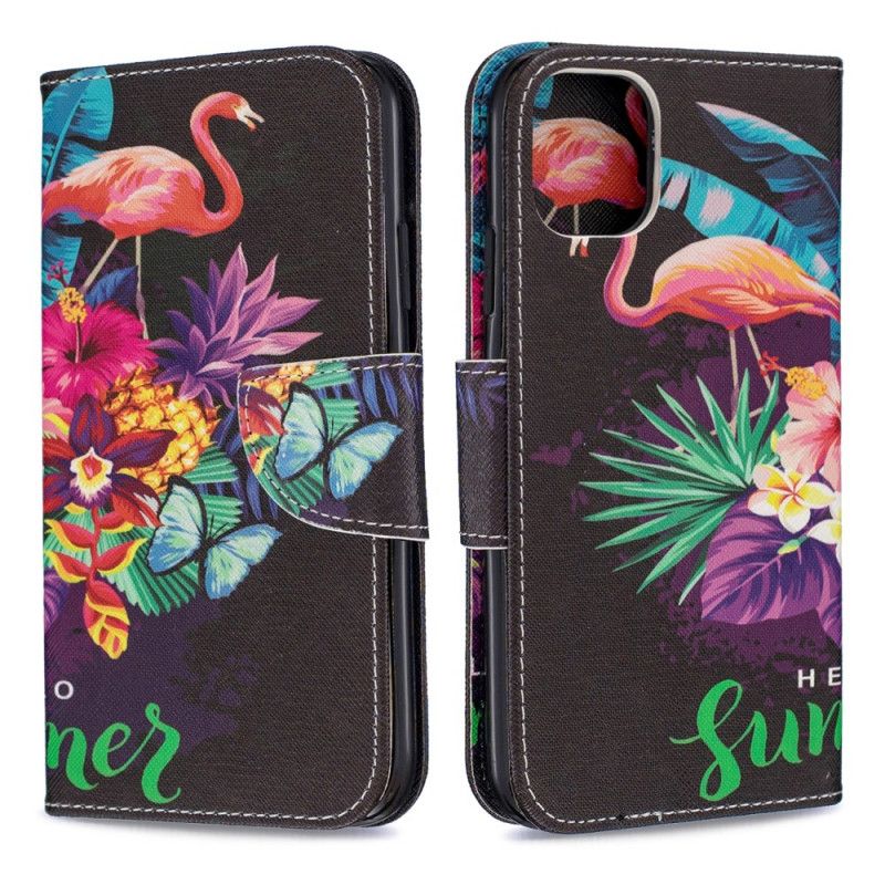 Leren Hoesje iPhone 11 Hallo Zomer