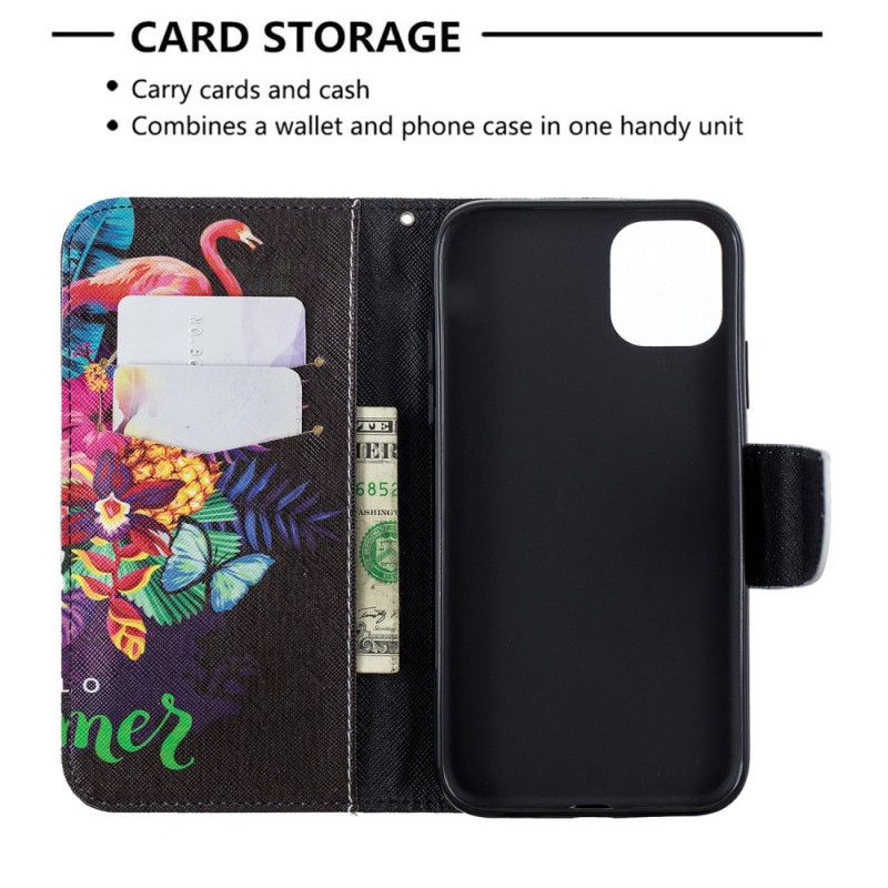 Leren Hoesje iPhone 11 Hallo Zomer