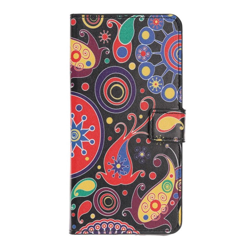 Leren Hoesje iPhone 11 Melkwegontwerp