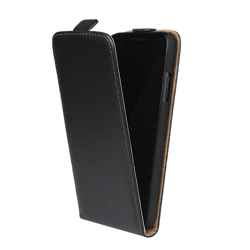 Leren Hoesje voor iPhone 11 Verticale Klep Van Echt Leer