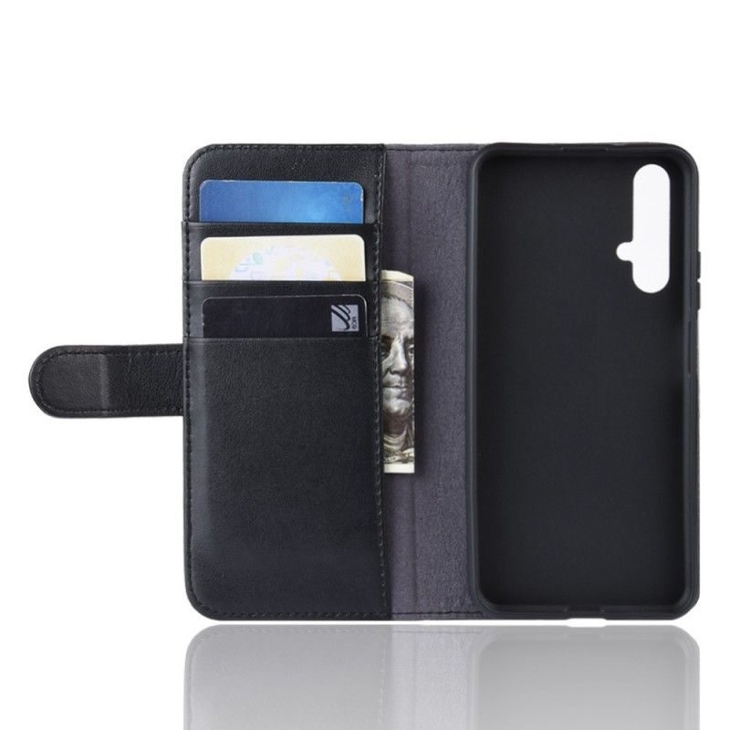 Bescherming Hoesje Honor 20 Bruin Zwart Splitleer