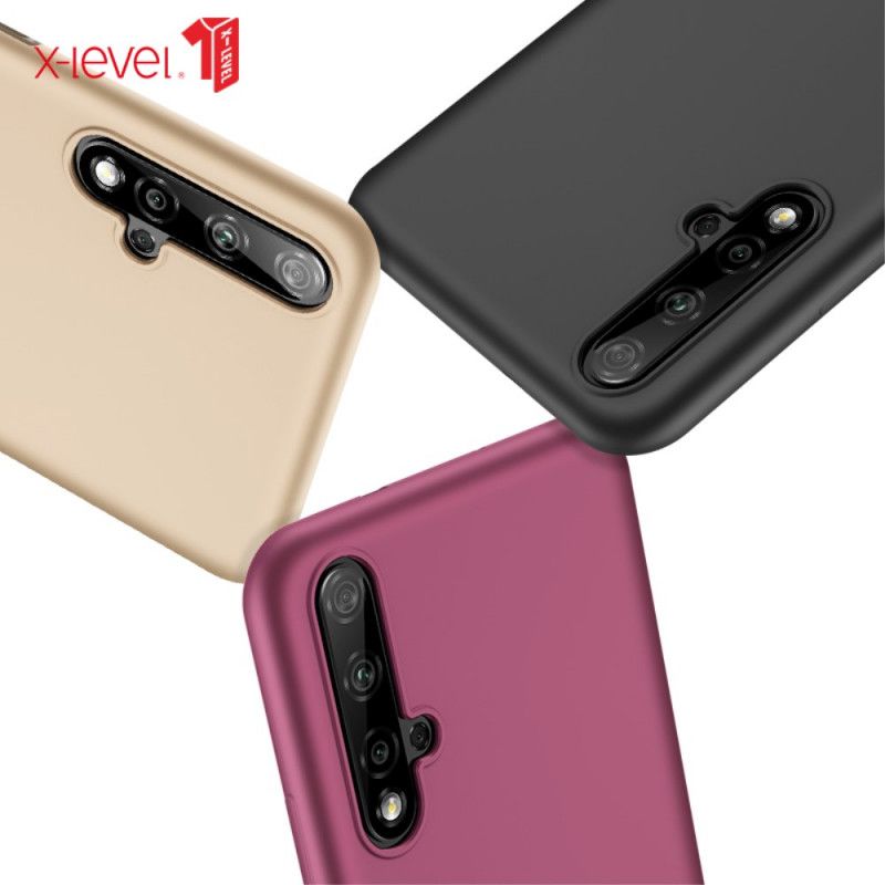 Hoesje voor Honor 20 Goud Zwart Beschermerserie