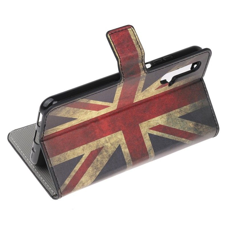 Leren Hoesje voor Honor 20 Engelse Vlag