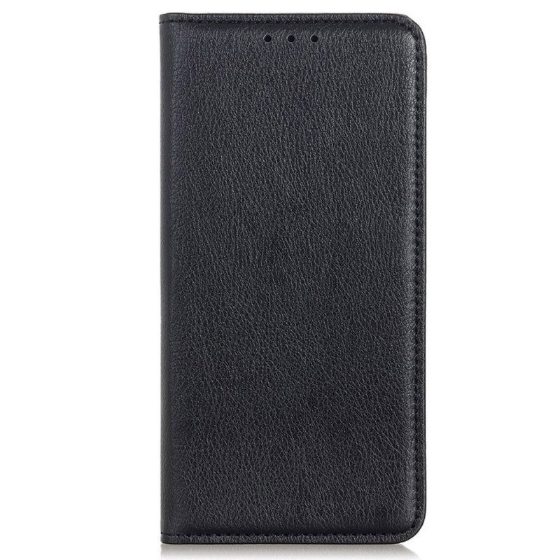 Bescherming Hoesje voor Samsung Galaxy S22 Ultra 5G Folio-hoesje Elegantie Split Litchi Leer