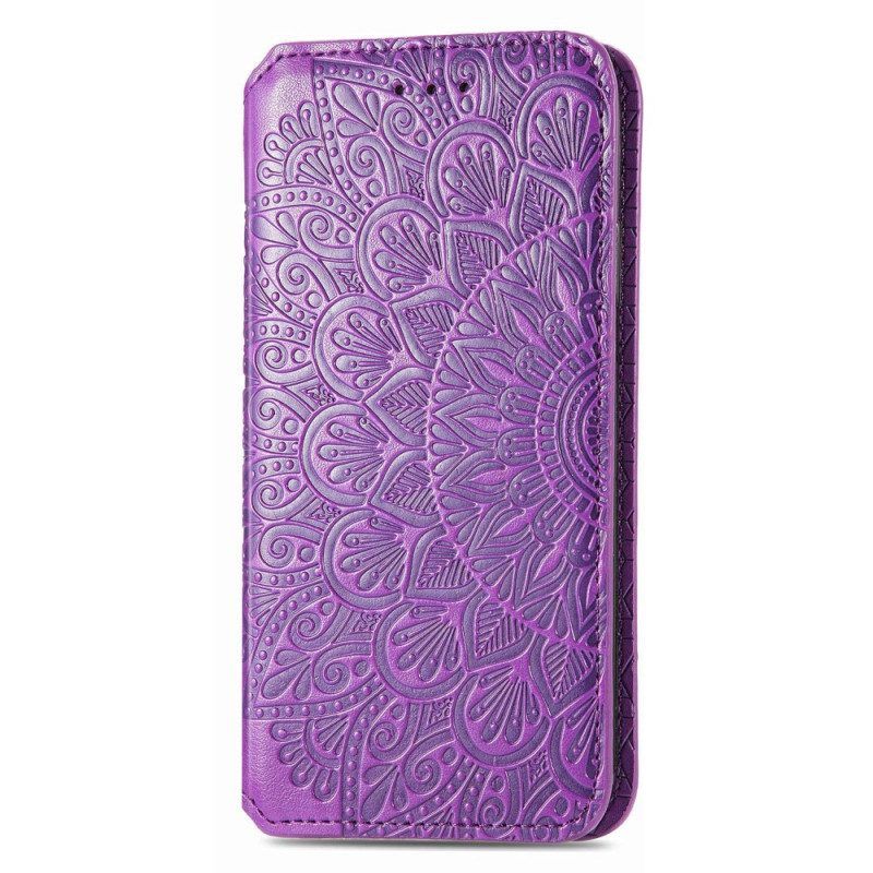 Bescherming Hoesje voor Samsung Galaxy S22 Ultra 5G Folio-hoesje Mandala