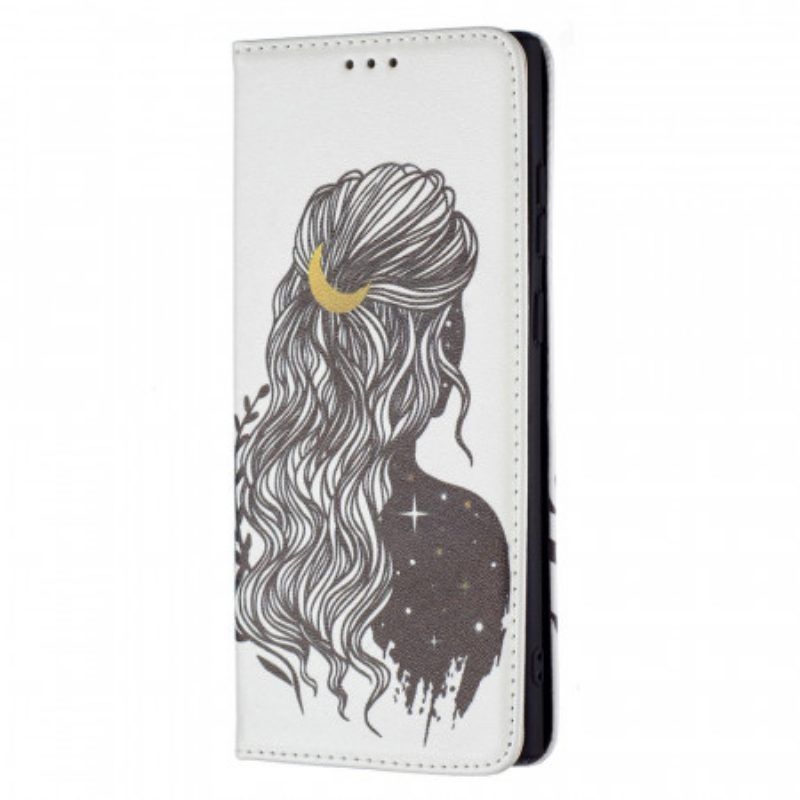 Bescherming Hoesje voor Samsung Galaxy S22 Ultra 5G Folio-hoesje Mooi Haar