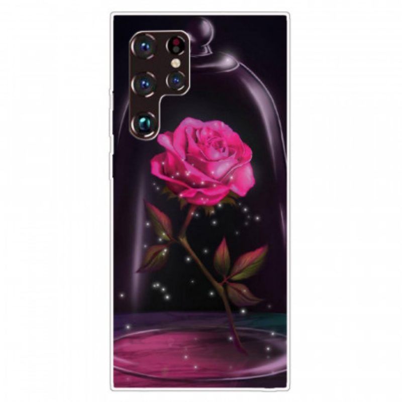 Hoesje voor Samsung Galaxy S22 Ultra 5G Magisch Roze