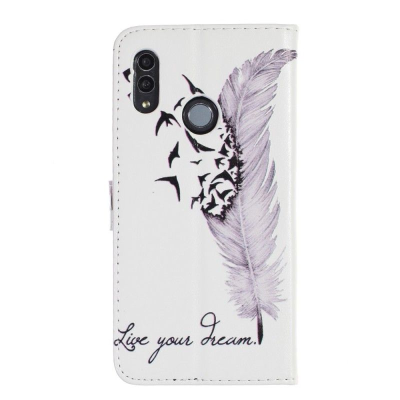 Bescherming Hoesje Honor 10 Lite Telefoonhoesje Leef Je Droom