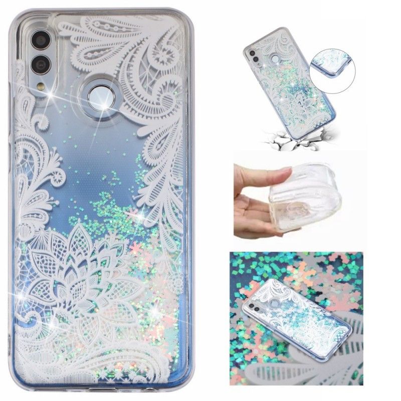 Case Hoesje Honor 10 Lite Telefoonhoesje Kant Met Lovertjes
