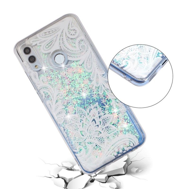 Case Hoesje Honor 10 Lite Telefoonhoesje Kant Met Lovertjes