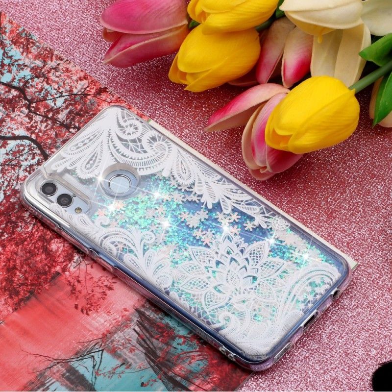 Case Hoesje Honor 10 Lite Telefoonhoesje Kant Met Lovertjes