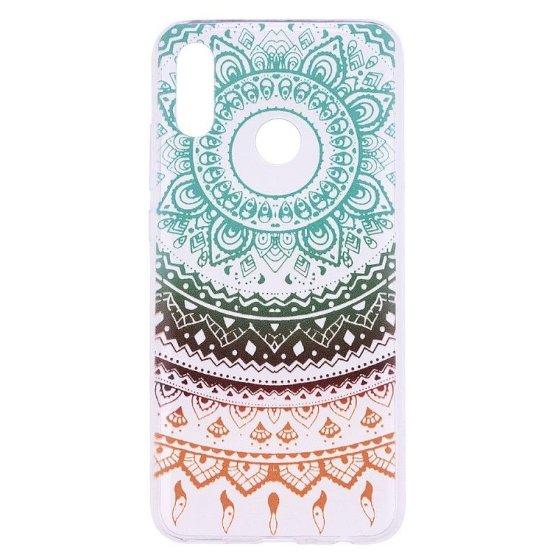 Hoesje Honor 10 Lite Kleurrijke Zon Mandala