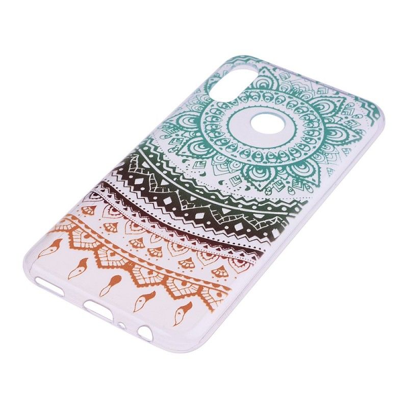 Hoesje Honor 10 Lite Kleurrijke Zon Mandala