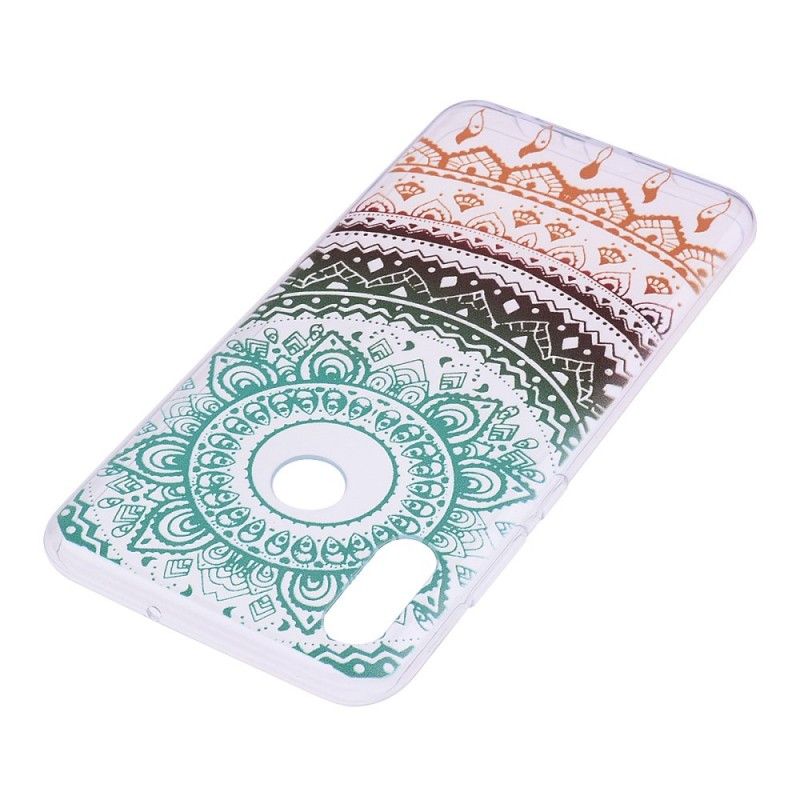Hoesje Honor 10 Lite Kleurrijke Zon Mandala