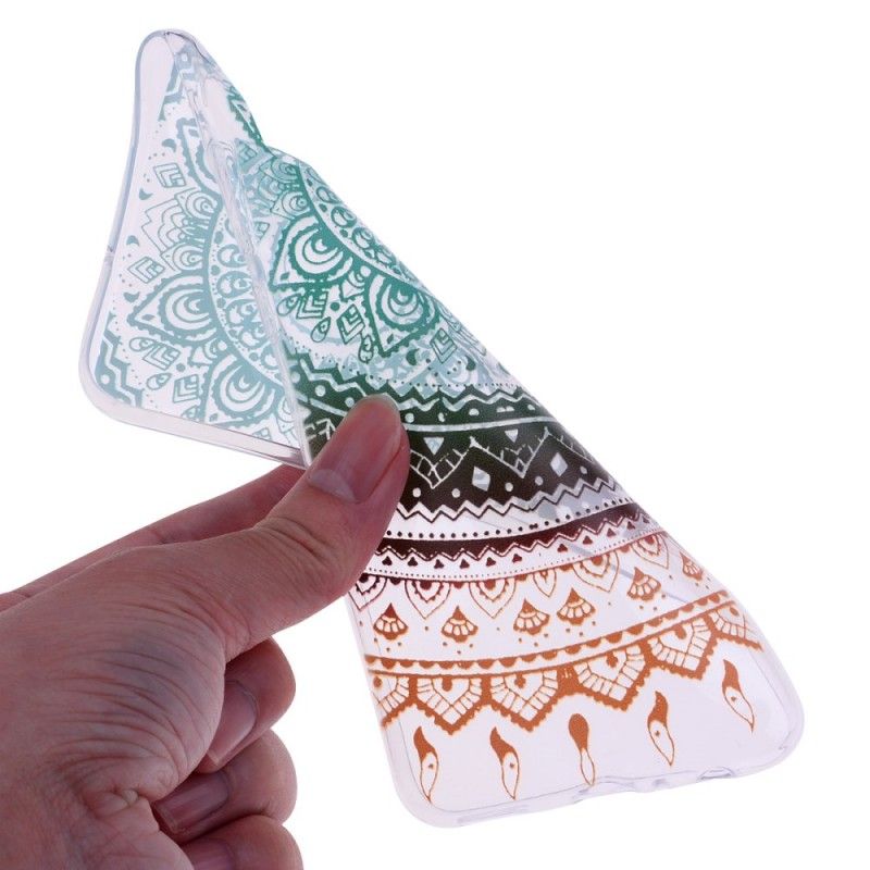 Hoesje Honor 10 Lite Kleurrijke Zon Mandala