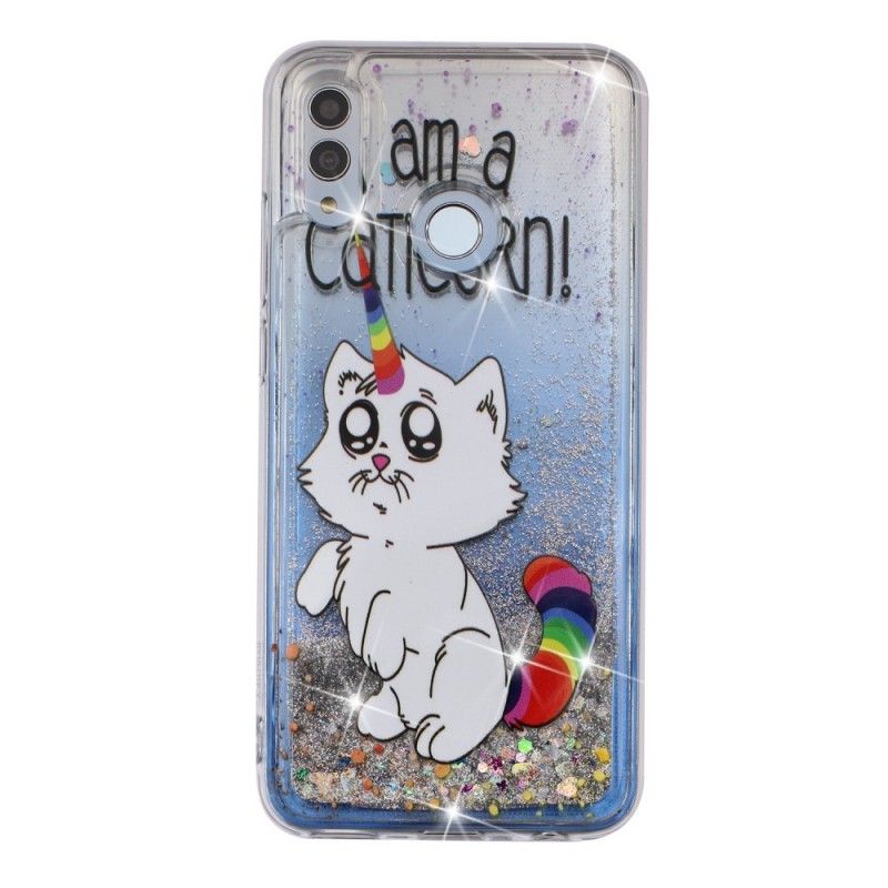 Hoesje voor Honor 10 Lite Glitter Caticorn