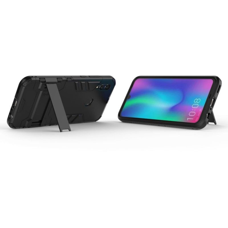 Hoesje voor Honor 10 Lite Grijs Zwart Ultrabestendig