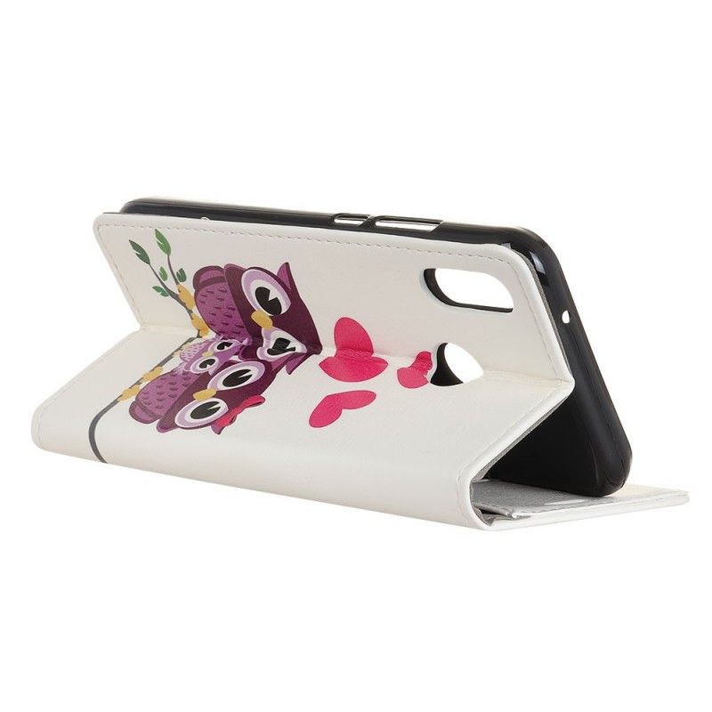 Leren Hoesje Honor 10 Lite Telefoonhoesje Familie Van Uilen