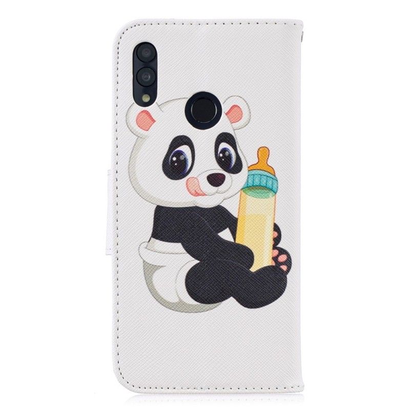 Leren Hoesje voor Honor 10 Lite Babypanda