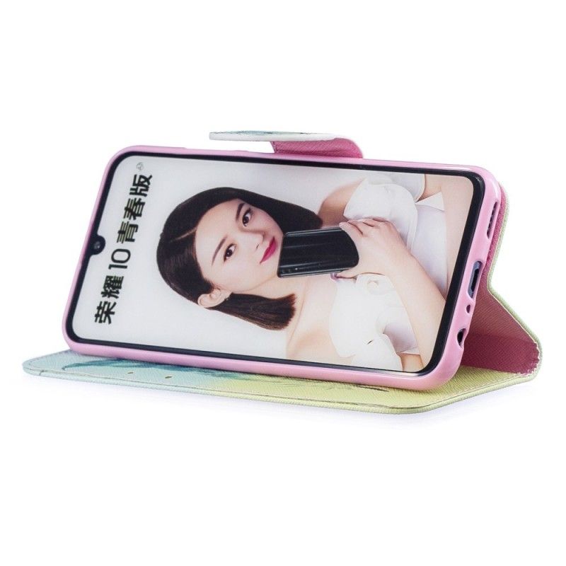Leren Hoesje voor Honor 10 Lite Leren Vliegen