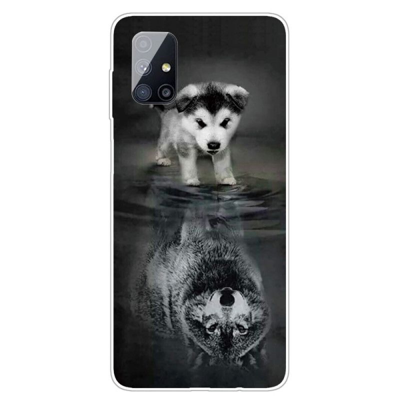 Cover Hoesje Samsung Galaxy M51 Telefoonhoesje Puppydroom