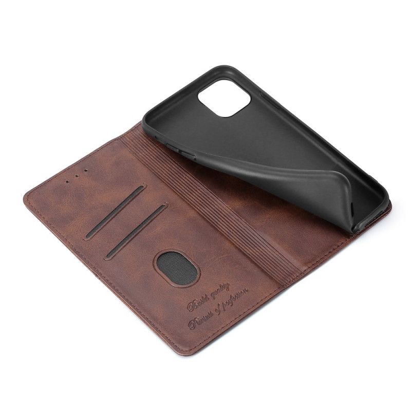 Folio-hoesje Samsung Galaxy M51 Rood Zwart Couture Leerstijl