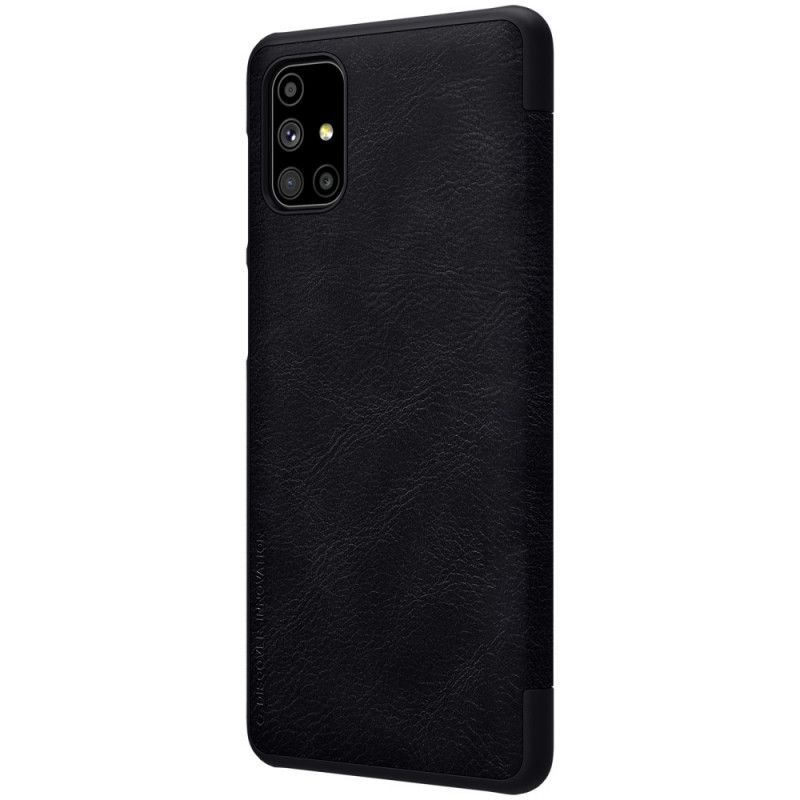 Folio-hoesje Samsung Galaxy M51 Rood Zwart Nillkin Qin-Reeks