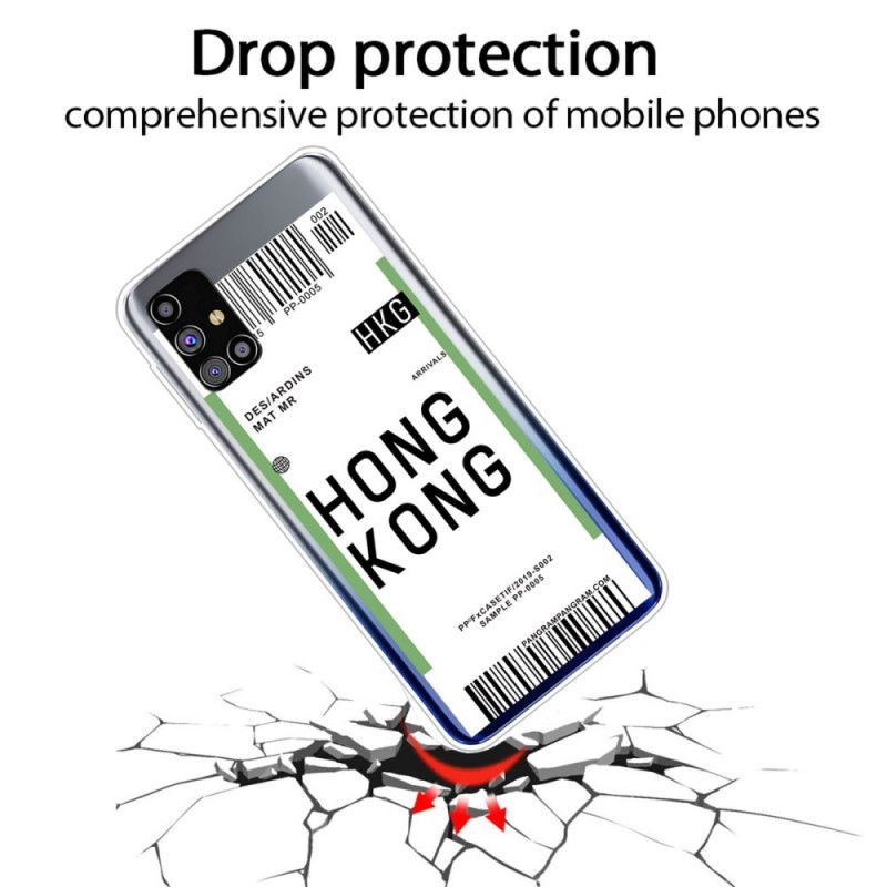 Hoesje Samsung Galaxy M51 Instapkaart Naar Hong Kong