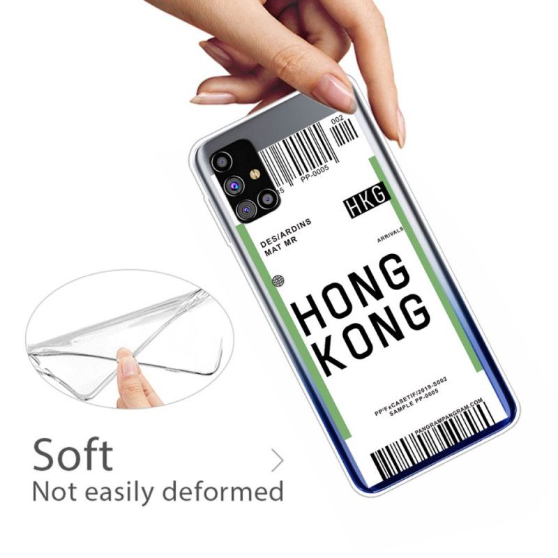 Hoesje Samsung Galaxy M51 Instapkaart Naar Hong Kong