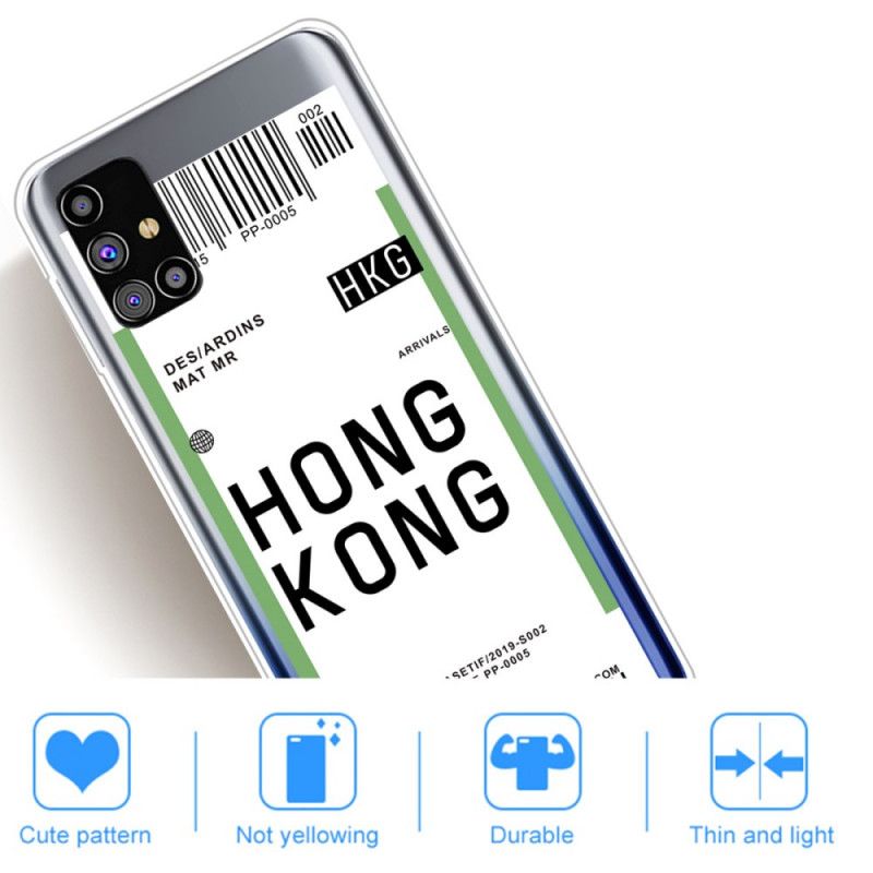 Hoesje Samsung Galaxy M51 Instapkaart Naar Hong Kong