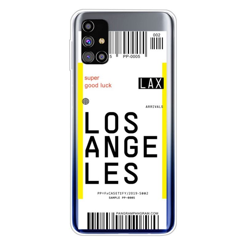 Hoesje Samsung Galaxy M51 Instapkaart Naar Los Angeles