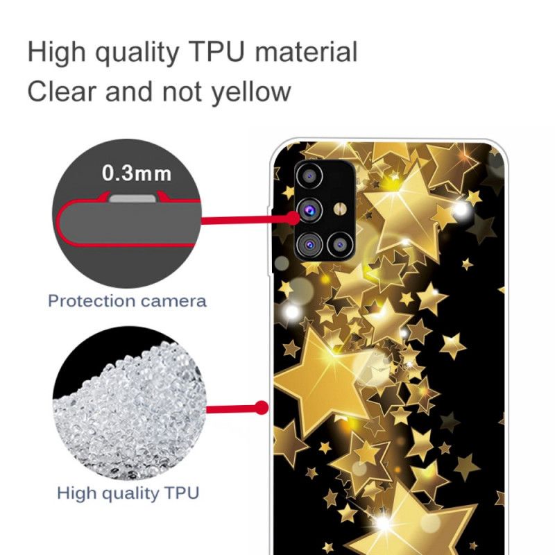 Hoesje Samsung Galaxy M51 Sterren