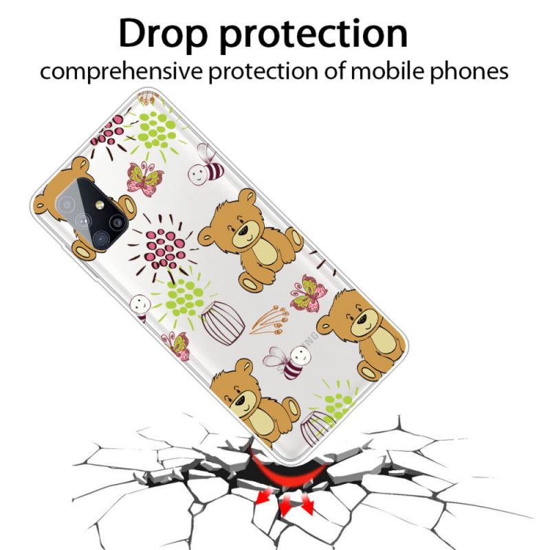 Hoesje Samsung Galaxy M51 Top Teddyberen