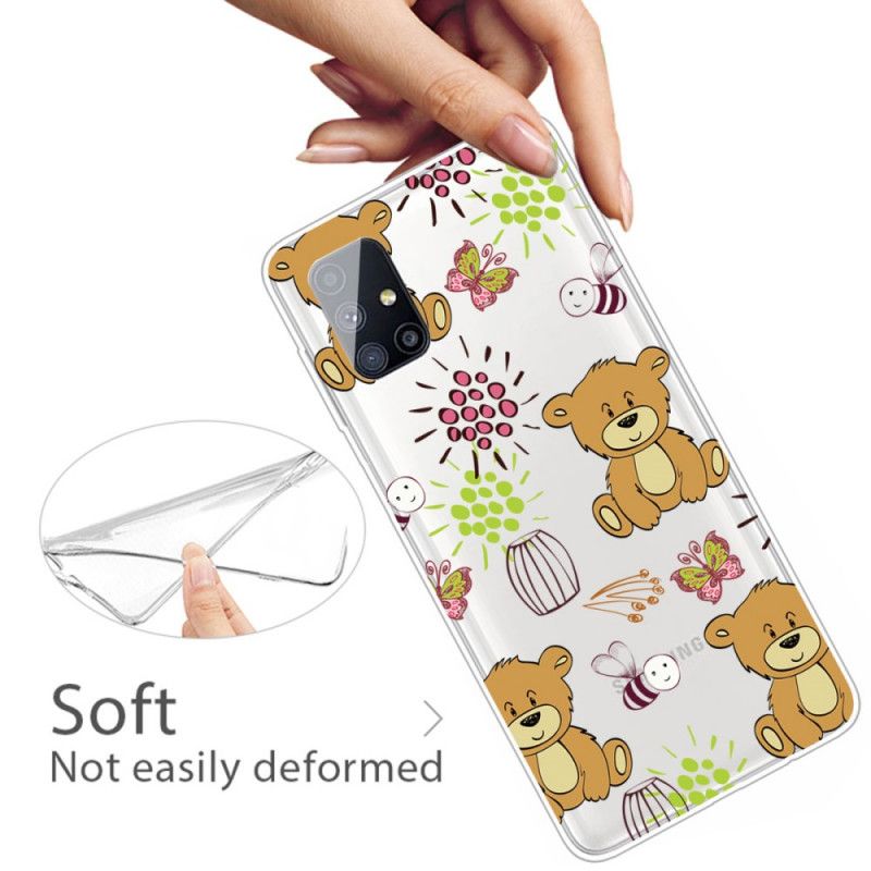 Hoesje Samsung Galaxy M51 Top Teddyberen