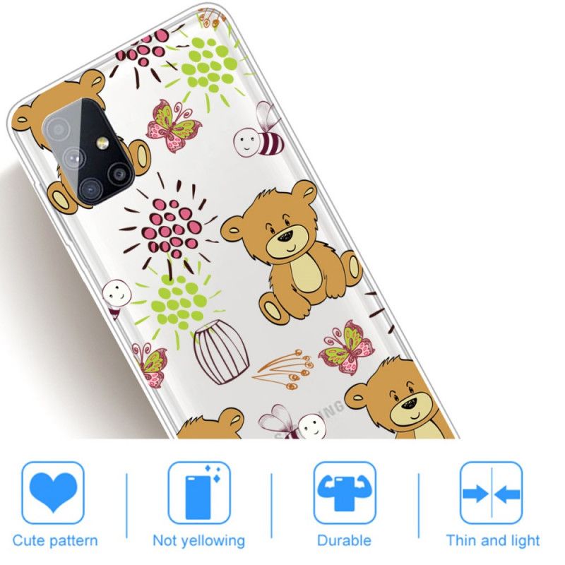 Hoesje Samsung Galaxy M51 Top Teddyberen