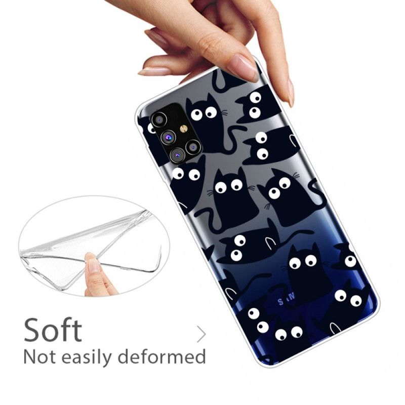 Hoesje Samsung Galaxy M51 Zwarte Muizen