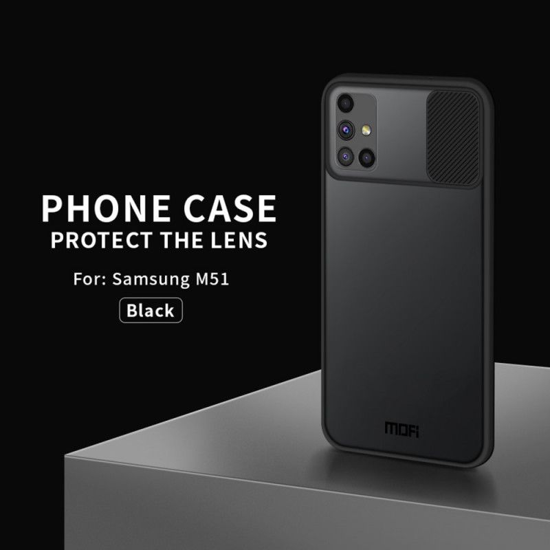 Hoesje voor Samsung Galaxy M51 Groen Zwart Mofi Fotomodule Afdekking