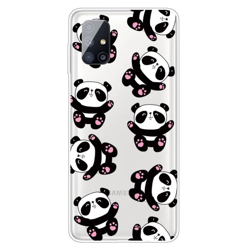 Hoesje voor Samsung Galaxy M51 Leuke Panda'S