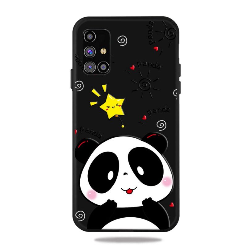 Hoesje voor Samsung Galaxy M51 Panda-Ster