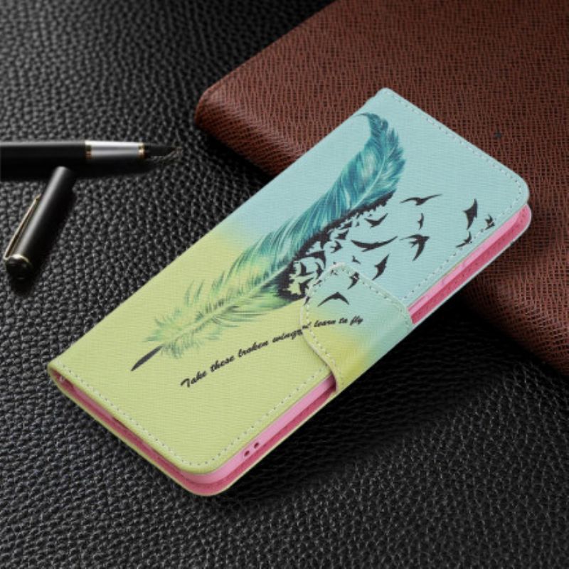 Bescherming Hoesje Huawei P50 Leer Vliegen