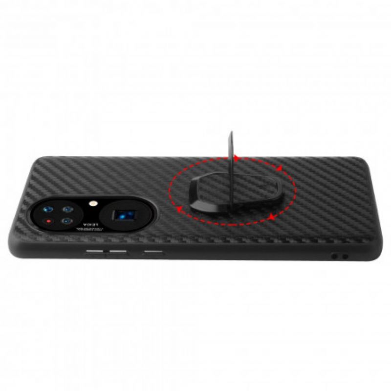 Case Hoesje Huawei P50 Telefoonhoesje Pailletten Ring-houder