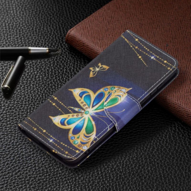 Folio-hoesje Huawei P50 Telefoonhoesje Magische Vlinder