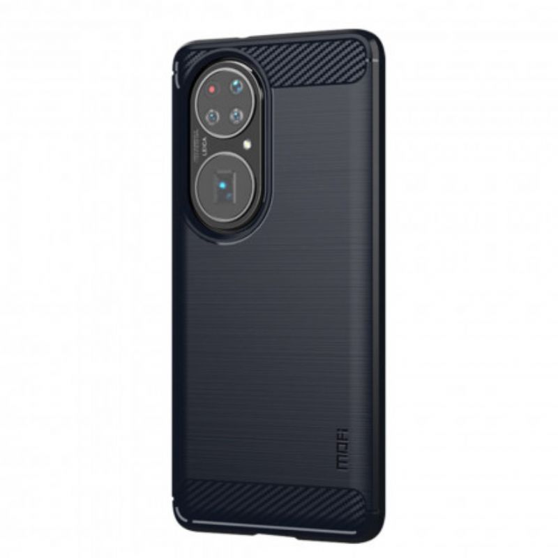 Hoesje Huawei P50 Geborsteld Koolstofvezel Mofi