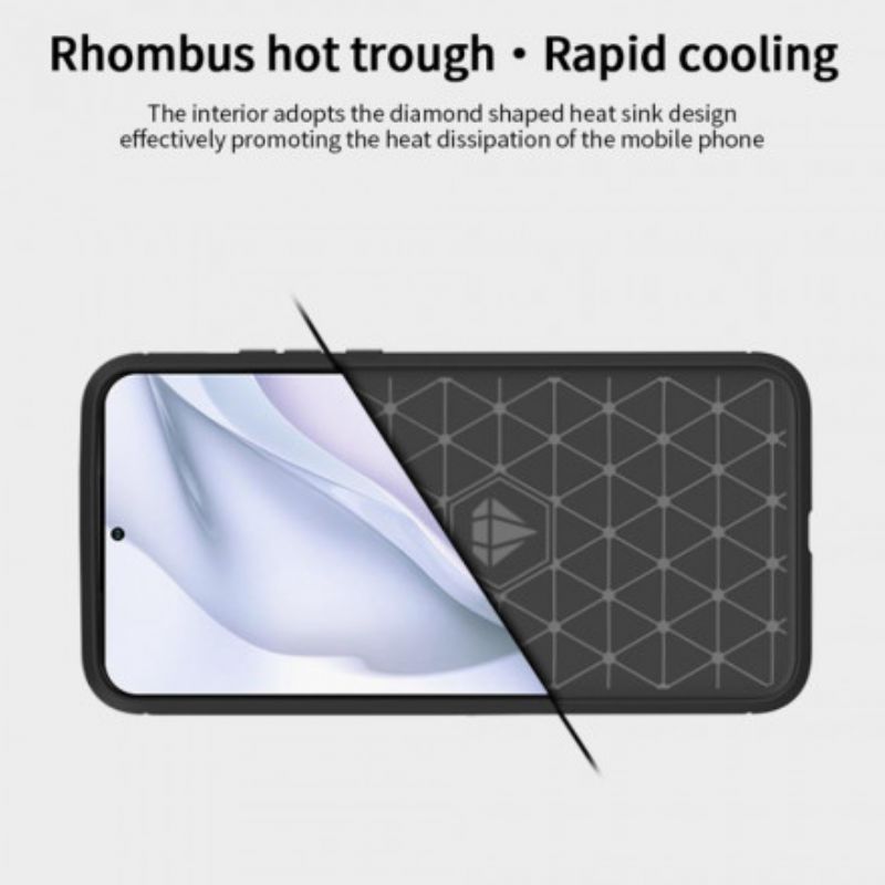 Hoesje Huawei P50 Geborsteld Koolstofvezel Mofi